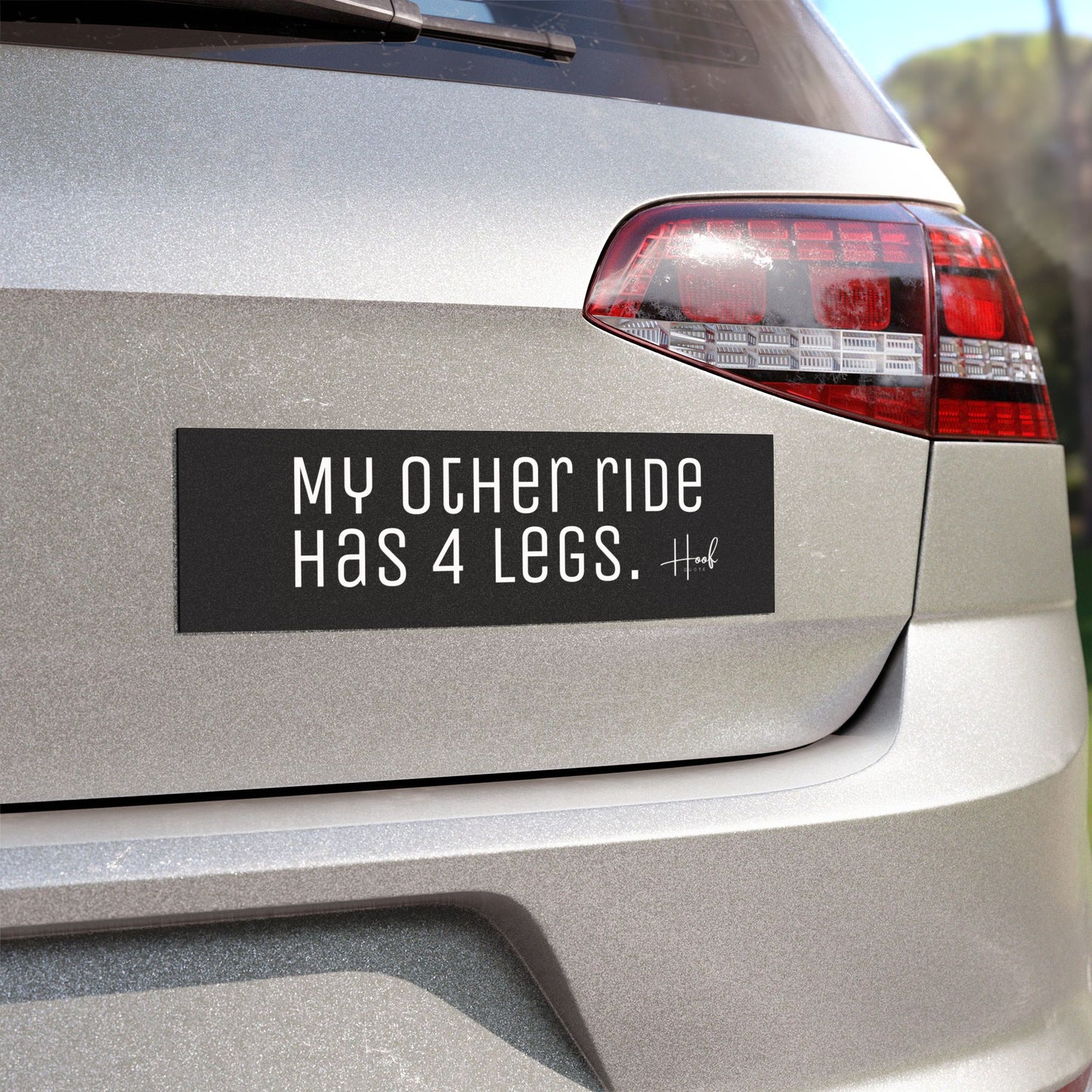 Car Magnets My Other Ride Has 4 Legs - Horse Girl Joke Magnet