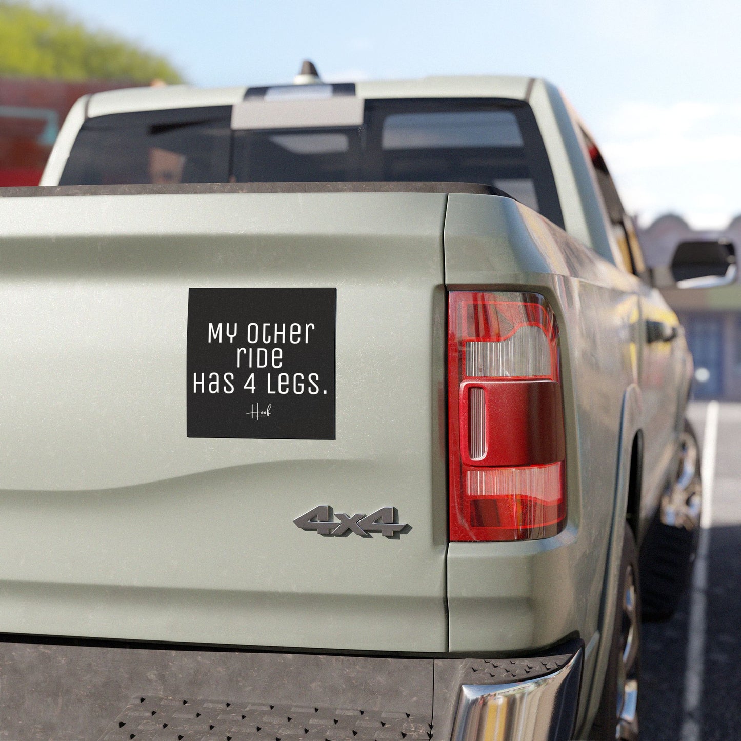 Car Magnets My Other Ride Has 4 Legs - Horse Girl Joke Magnet